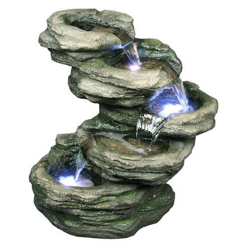 La Charente Stone Effect Cascading Fountain